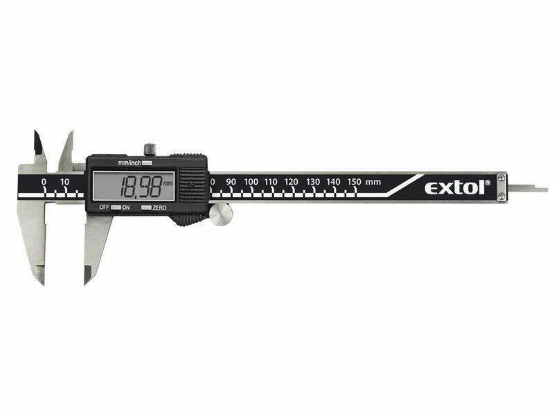 Měřítko posuvné digitální, 0-150mm, přesnost 0,03mm EXTOL-PREMIUM