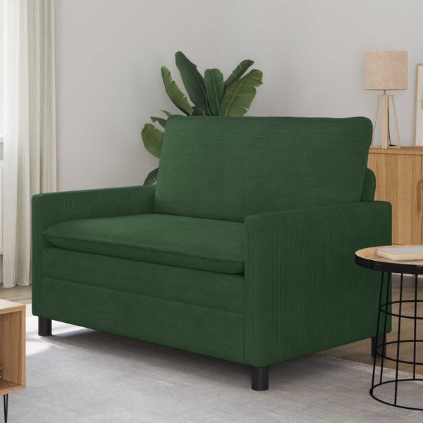 vidaXL Pohovka Jungle Green 126 x 81 x 87,5 cm Látka