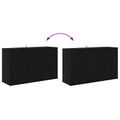 vidaXL Servírovacia skriňa Čierny dub 100 x 33 x 59,5 cm