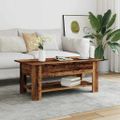 vidaXL Konferenčný stolík staré drevo 102x55x42 cm kompozitné drevo