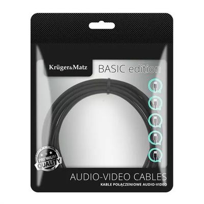 Kábel HDMI 1m 2.0 4K KRUGER & MATZ KM1203 GOLD, blister Kábel HDMI 1m 2.0 4K KRUGER & MATZ KM1203 GOLD, blister