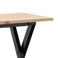 vidaXL Konferenčný stolík v tvare X 110x40x45 cm borovica a oceľ