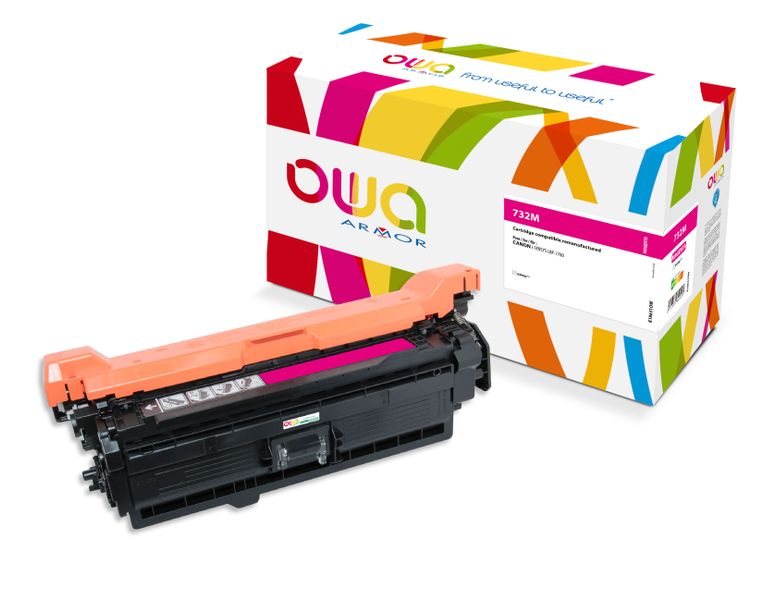 OWA Armor toner kompatibilný s CANON CRG-732 M, 6400st, červená/magenta