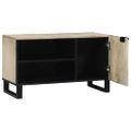 vidaXL TV jednotky 80 x 33 x 46 cm Biela Kompozitné drevo