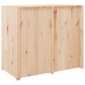 vidaXL Vonkajšia kuchynská skrinka MEPPEL 106x55x92 cm masívna borovica