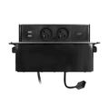 Výsuvný blok zapustený ORNO OR-GM-9016/BG, 2x 230V, 1x USB, 2x HDMI, INOX Výsuvný blok zapuštěný ORNO OR-GM-9016/B-G, 2x 230V, 1x USB, 2x HDMI, INOX