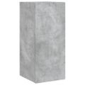 vidaXL TV nástenné skrinky s LED svetlami 2 ks betón.sivé 30,5x35x70cm