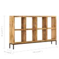 vidaXL Komoda z mangovníkového dreva 160x25x95 cm