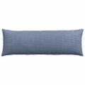 vidaXL Vankúše na pohovku 2 pcs Modrá 120 x 40 cm Kordúrová tkanina