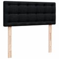vidaXL Boxspring posteľ s matracom čierna 120x190 cm látka