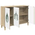 vidaXL Servírovacia skriňa HANAU Sonoma 102 x 33 x 75 cm