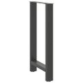 vidaXL Nohy barového stola antracitové 2 ks 40 x (90-91) cm oceľové