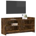 vidaXL TV skrinka 100 x 33 x 47 cm Dymový dub Kompozitné drevo