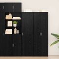 vidaXL Highboard Čierny dub 50 x 42,5 x 185 cm