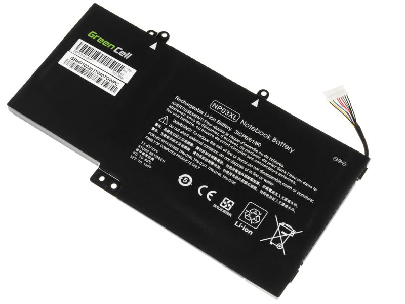 HP102 Green Cell Battery for HP Pavilion x360 13-A 13-B / 11,4V 3400mAh