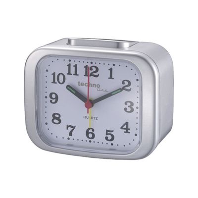 Budík analogový TechnoLine Modell XL silver