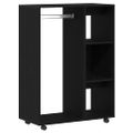 vidaXL Šatník čierny dub 80x40x110 cm, imitácia dreva