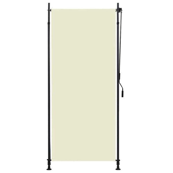 vidaXL Vonkajšia zatemňovacia roleta krémová 100x270 cm
