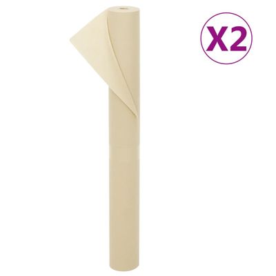 vidaXL Fólia na rastliny 2 rolky 70 g/m² 10x1,6 m