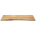 vidaXL Stolová doska so zakrivením 100x50x2,5 cm surový mangový masív