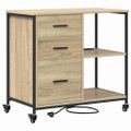 vidaXL Kabinet s nabíjacou stanicou 76 x 41 x 72 cm Kompozitné drevo