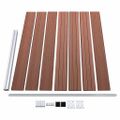 vidaXL Sada plotových panelov WPC 872x146 cm hnedá
