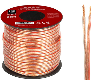 Audio kábel pre repro BLOW 73-361, 2x0, 35mm, 25m Audio kabel pre repro BLOW 73-361, 2x0,35mm, 25m
