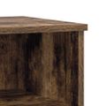 vidaXL Nočné stolíky 2 ks dymový dub 40x35x50 cm kompozitné drevo
