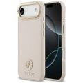 Puzdro Guess Grained Strass Logo MagSafe pre iPhone Air ružová