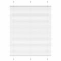 vidaXL plisovaná roleta biela 110x150 cm šírka látky 109,4 cm