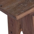 vidaXL lavička Prírodná 100 x 30 x 51 cm Recyklovaný masív
