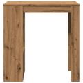 vidaXL Barový stôl s policami dub artisian 102x50x103,5cm kompoz.drevo