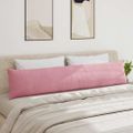 vidaXL Vankúše na pohovku 2 pcs Ružová 200 x 40 cm Kordúrová tkanina