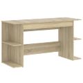 vidaXL Stôl dub somoma 140x50x75 cm kompozitné drevo