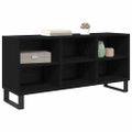 vidaXL TV skrinka 103,5 x 30 x 50 cm Čierny dub Kompozitné drevo