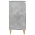 vidaXL Nočné stolíky 2 ks betónovo sivé 40x35x70 cm spracované drevo