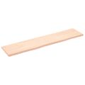 vidaXL Stolová doska 180x40x(2-4) cm neošetrený dubový masív