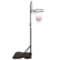 vidaXL Basketbalový stojan čierny 216-250 cm polyetén