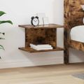 vidaXL Nočný stolík Dymová dub 40 x 30 x 25 cm Kompozitné drevo