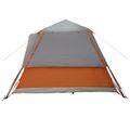 vidaXL Okamžitý stan so strechou Šedá a oranžová 305 x 275 x 190 cm