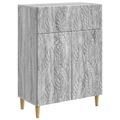 vidaXL Servírovacia skriňa Sivý Sonoma 66 x 34,5 x 90 cm