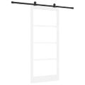 vidaXL Posuvné dvere ORKDAL 93 x 211 cm Biela a čierna