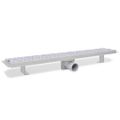 vidaXL Rovný sprchový odtok 2 ks s bublinkami 730x140 mm nehrdzavejúca oceľ