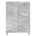 vidaXL Servírovacia skriňa Betónovo sivá 66 x 34,5 x 91,5 cm