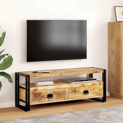 vidaXL TV skrinka 120x35x45 cm masívne mangovníkové drevo