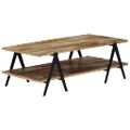 vidaXL Konferenčný stolík 115x60x40 cm, recyklovaný masív