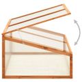vidaXL Skleník 100x65x40 cm jedľové drevo