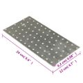 vidaXL Dierované plechy 20 ks 2 mm 240x120 mm pozinkovaná oceľ