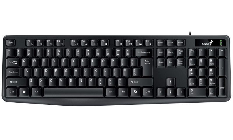Genius KB-117/Drôtová USB/ CZ- SK layout/Čierna