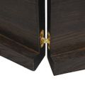 vidaXL Stolová doska tmavohnedá 220x60x(2-4)cm ošetrený masív hrany